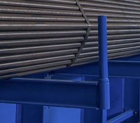 Stahlstopper für Schwerlast-Kragarmregale, flexibel