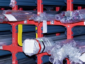 Rollrack Regal zur Langgutlagerung